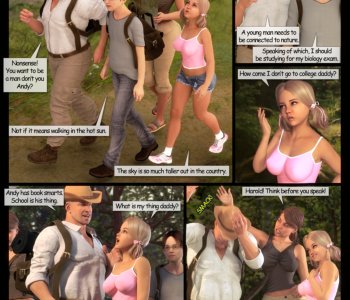 Bodybuilder And Son Sex Daughter - The Family Hike | Erofus - Sex and Porn Comics