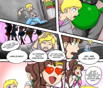 comic Sailor Jupiter In The Vore Trap