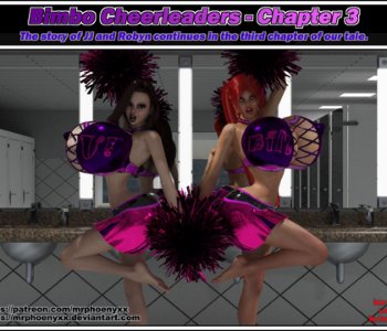 comic Bimbo Cheerleaders