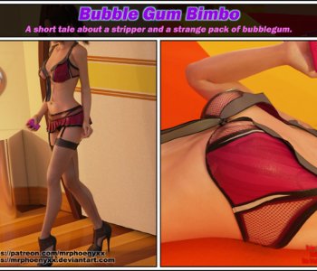 comic Bubble Gum Bimbo