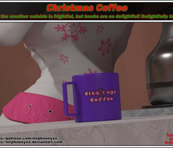 comic Christmas Coffee