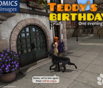comic Teddys Birthday