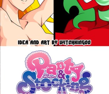 comic Panty and Stocking Angels vs Demons