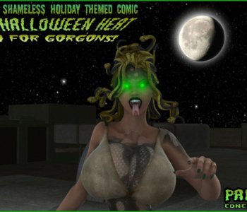 comic Super Halloween Heat - Gonzo For Gorgons