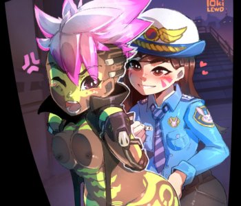 comic Arrested - Sombra x Dva