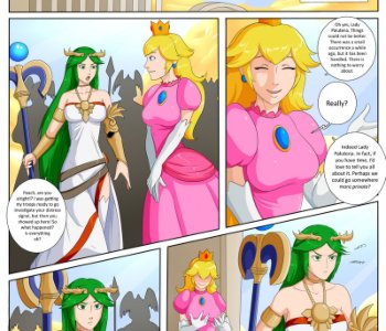 comic Kid Icarus - Palutenas Princessification