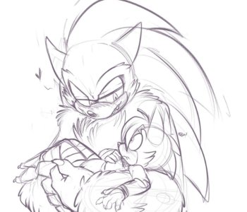 comic Pregnant Kayla & Sonic The Werehog