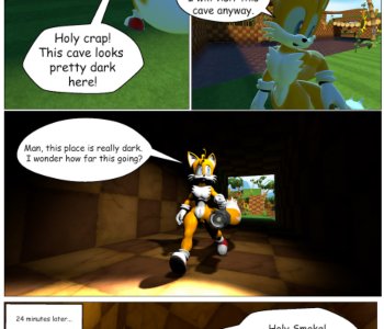 comic Tails And The Cave Of Love