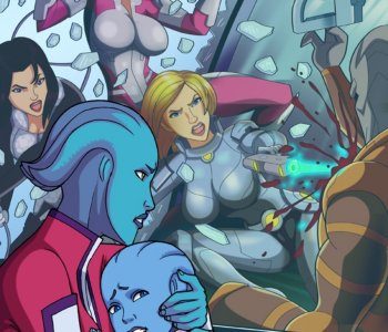 comic Mass Effect In Lesbian Orgy