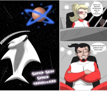 comic Super Sexy Space Travellers