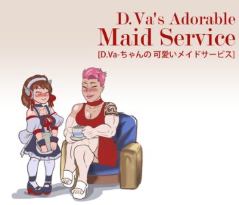 comic D.Va's Adorable Maid Service