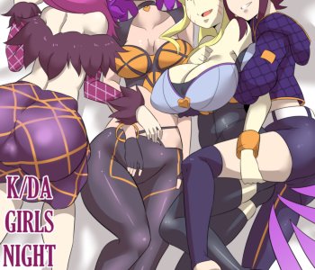 comic K-DA Girls Night