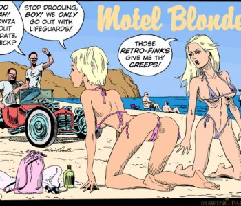 comic Motel Blonde
