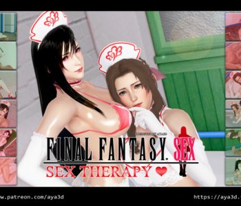 comic Tifa&Aerith - Sex Therapy