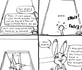 comic Zootopia Filth - Black&White