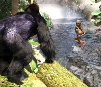 3d Gorilla Sex Cartoon - Jane And Gorilla | Erofus - Sex and Porn Comics