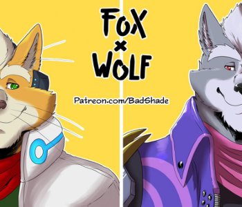 comic Fox X Wolf