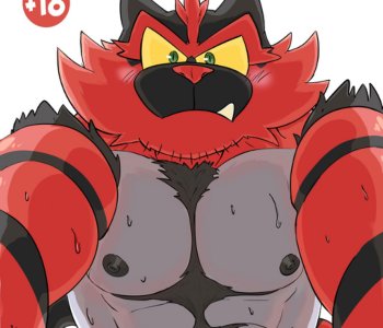 comic Incineroar And Chesnaught Finally Fuck!