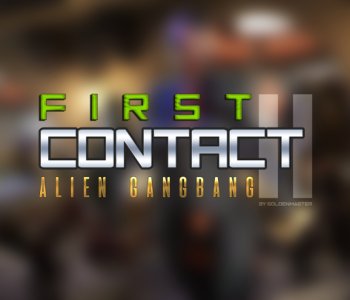 comic First Contact 11 - Alien Gangbang