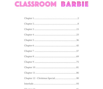 comic Classroom Barbie