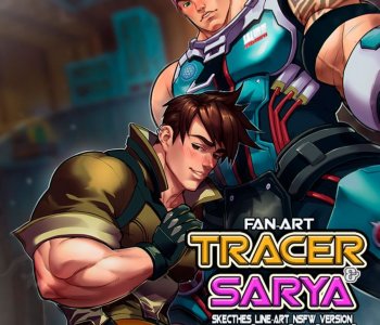 comic Tracer x Zarya