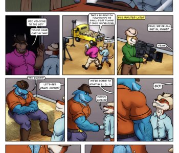 comic Gideon And Bucker's Gay Cowboy Porn Shoot