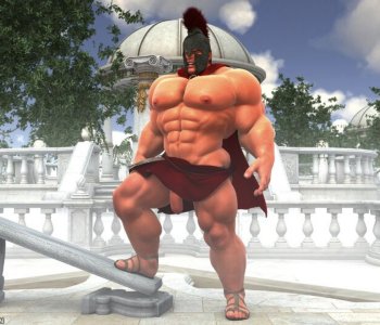 comic Hercules VS Ares