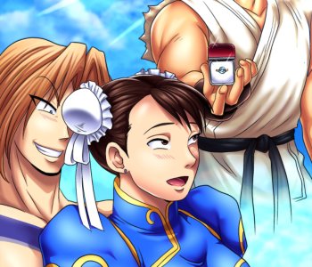 comic Vega vs Chun Li