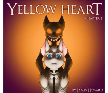 comic Yellow Heart