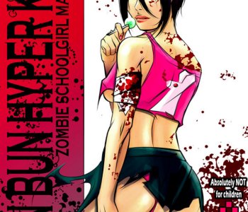 comic Bun Bun Hyper Kill - Zombie Schoolgirl Massacre