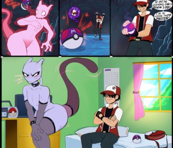 comic Training Mewtwo