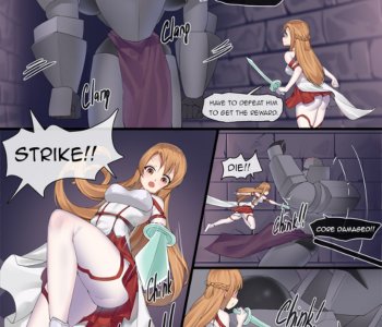comic Asuna's Defeat