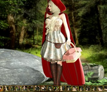 comic Red Riding Hood