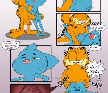 comic Garfield & Gumball