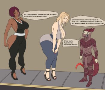 comic Tsunade And Yoruichi-InstantLoss