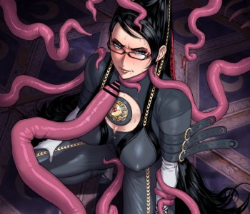 comic Bayonetta Vs Tentacles