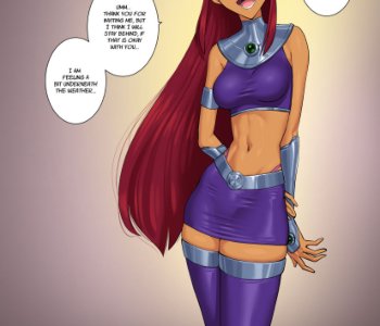 comic Starfire's Tentacle Bikini