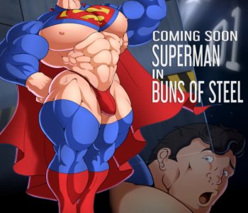 comic Superman In Buns Of Steel