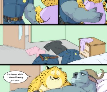 comic Clawhauser X Bogo