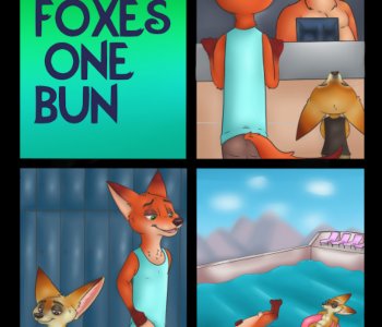 comic Two Foxes One Bun