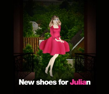 comic New Shoes for Julian