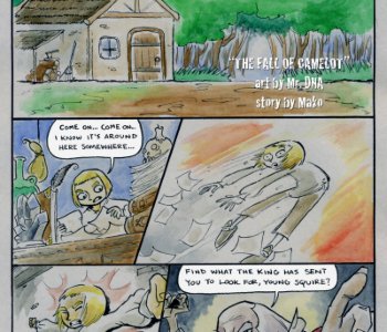 comic The Fall of Camelot