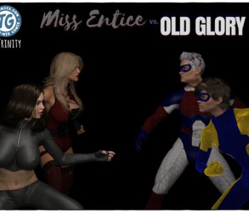 comic Miss Entice vs Old Glory