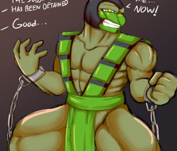 comic Reptile Chained