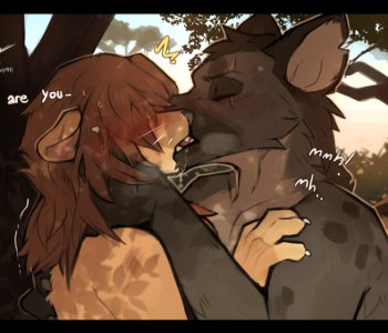 comic Lion X Hyena