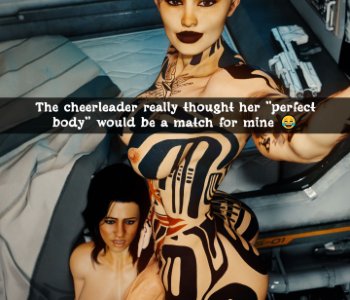 comic Mass Effect Selfies