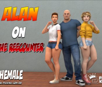 comic Alan on - The Re-Encounter