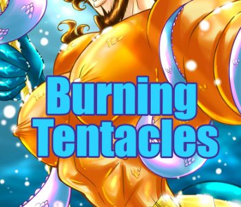 comic Burning Tentacles
