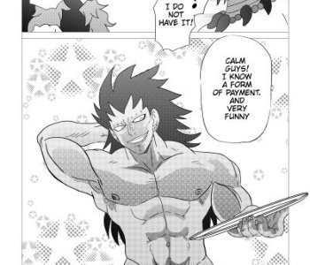 comic Gajeel Getting Paid