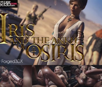 comic Iris and the Ankh of Osiris
